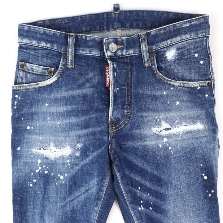Discounted Great DSQUARED2 Denim pants SUPER TWINKY JEANS Damage processing 42 S74LB1327