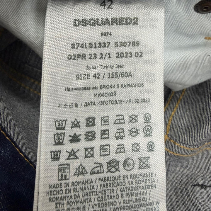Discounted Great DSQUARED2 Denim pants Super Twinky Jean Distressed Skinny Jeans