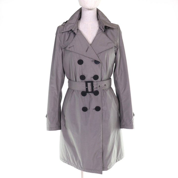 Excellent Herno coat Belted, padded, double-layered, long bed gray 42 IM16DL