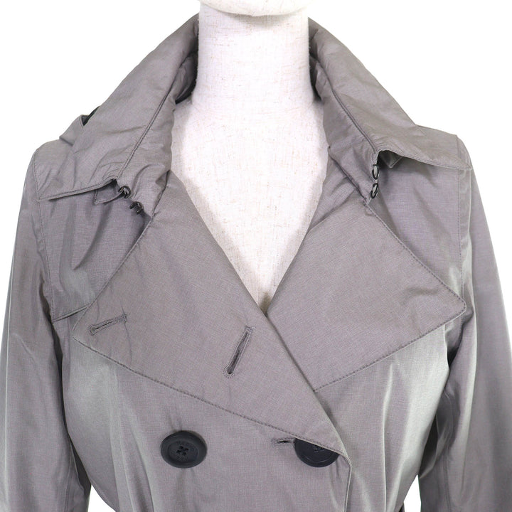 Excellent Herno coat Belted, padded, double-layered, long bed gray 42 IM16DL