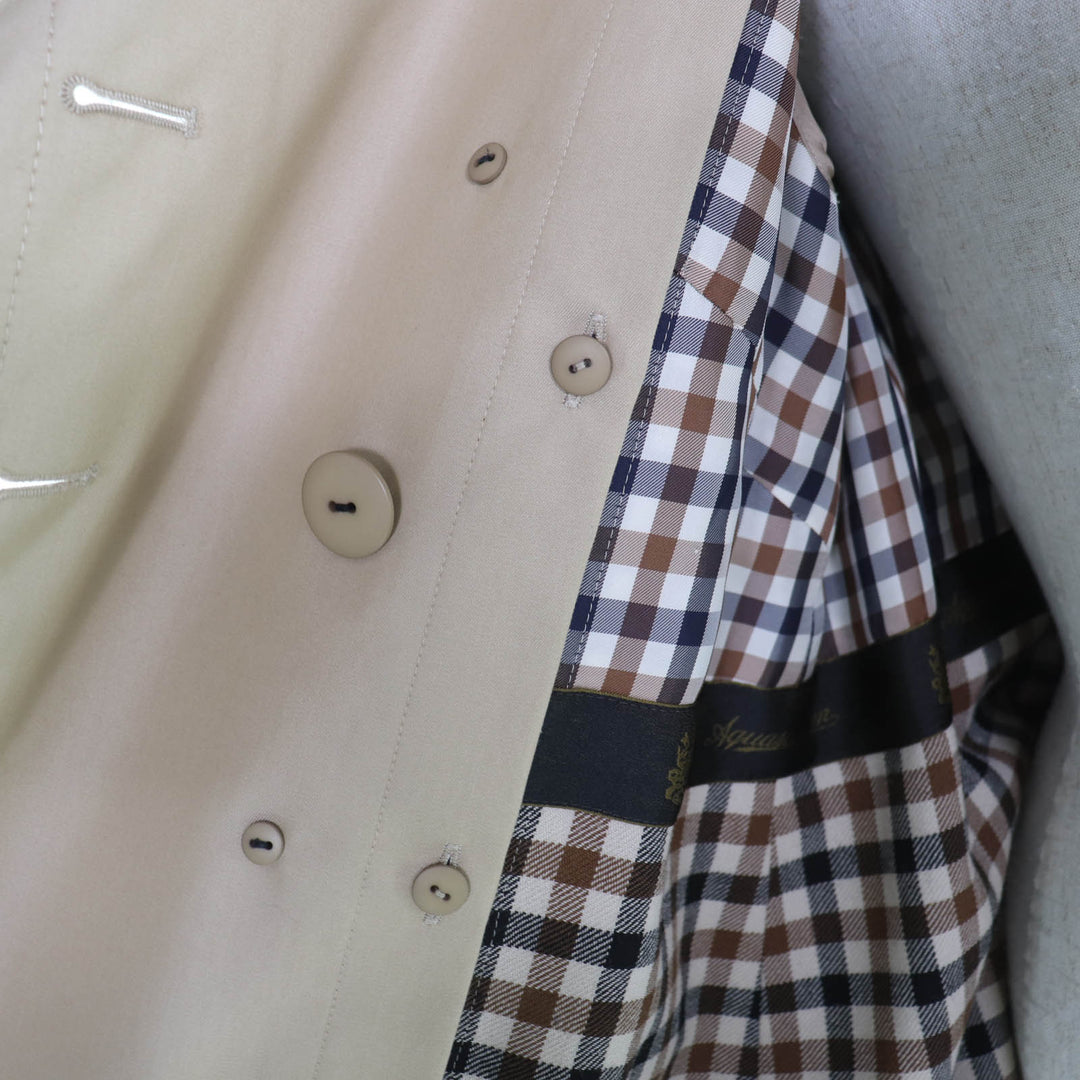 Great Aquascutum trench coat beige cotton Women 4 1571000-83