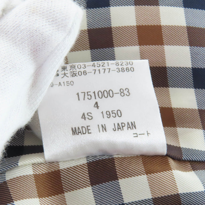 Great Aquascutum trench coat beige cotton Women 4 1571000-83