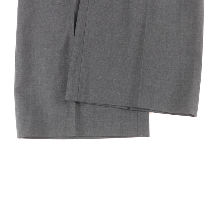 Excellent PRADA Pants Charcoal gray Virgin wool Women 36 DNA940