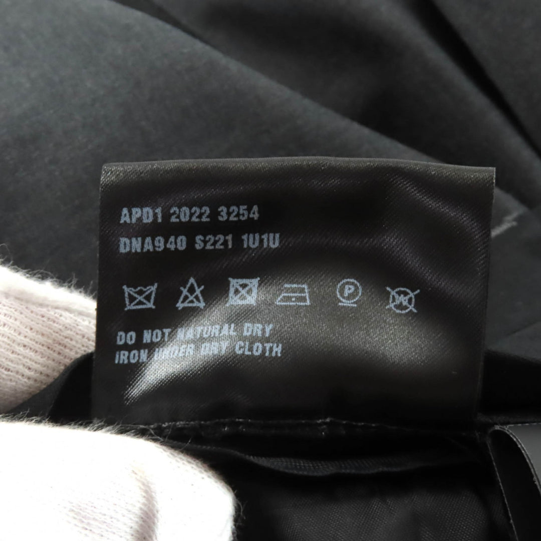 Excellent PRADA Pants Charcoal gray Virgin wool Women 36 DNA940
