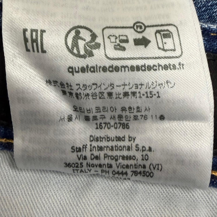 Discounted Great DSQUARED2 Denim pants Skater Jean Damage processing Indigo