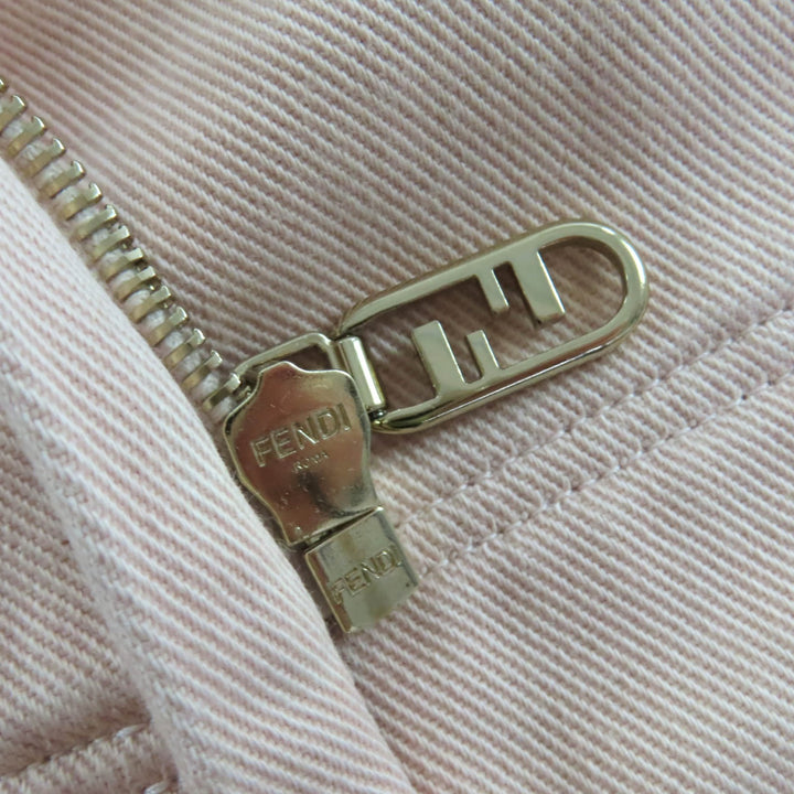 Great FENDI skirt pink cotton Women 38 FQ7439