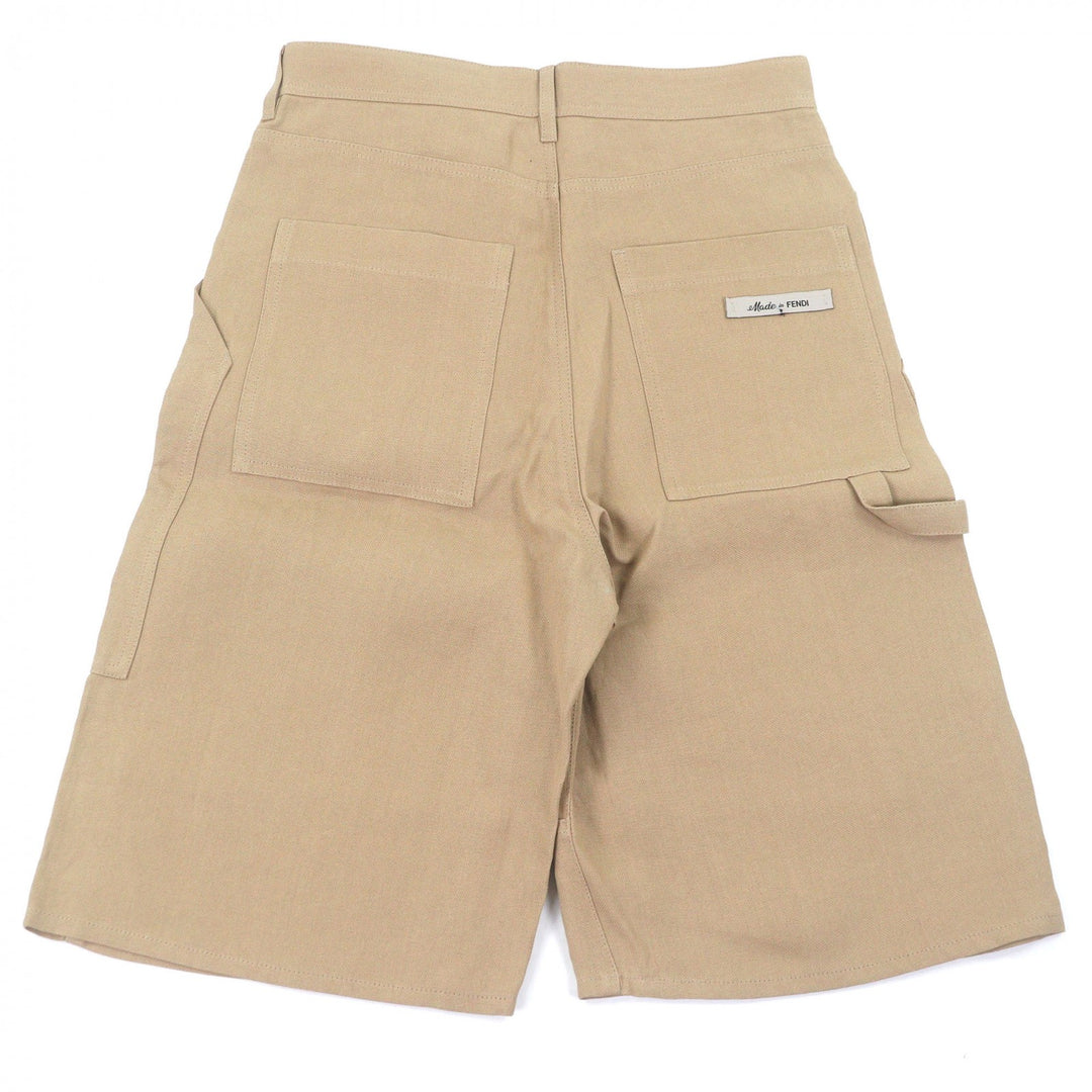 Pristine FENDI Pants Work Painter Bermuda Canvas Half beige
