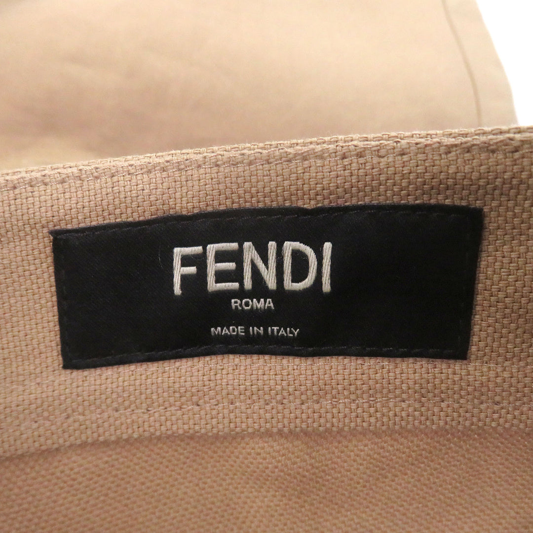 Pristine FENDI Pants Work Painter Bermuda Canvas Half beige