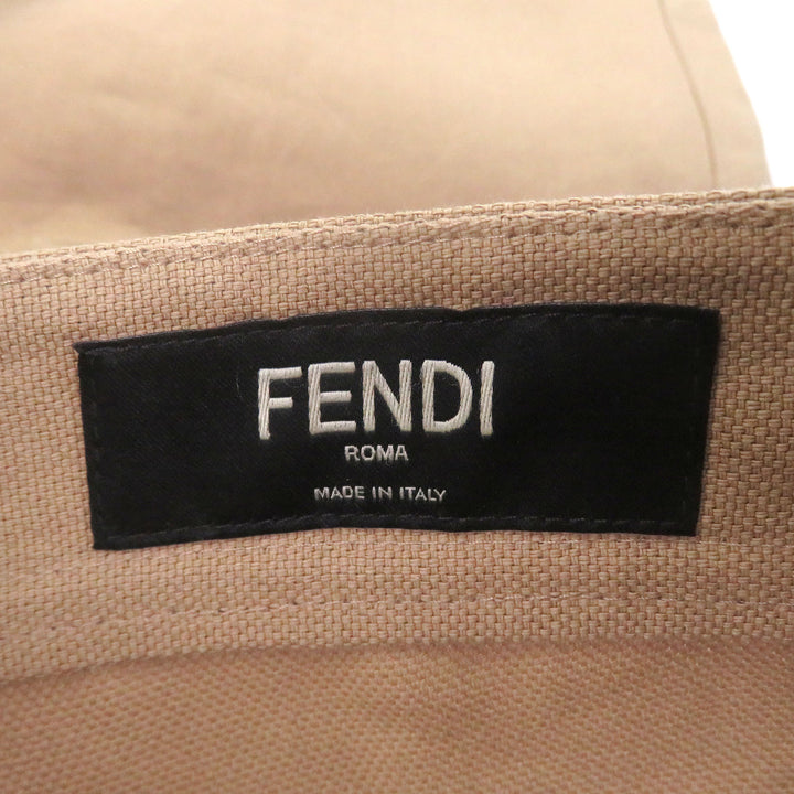 Pristine FENDI Pants Work Painter Bermuda Canvas Half beige