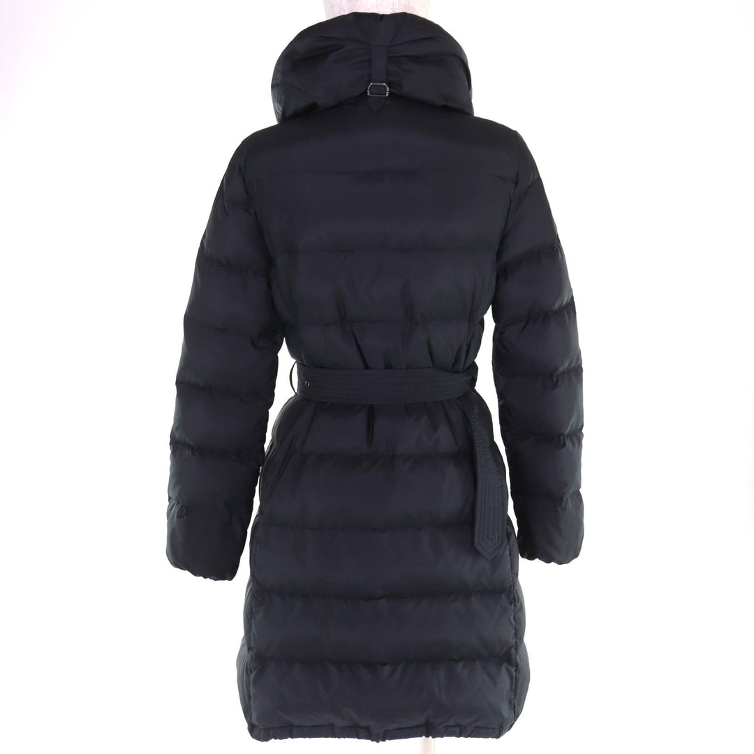 Great Paul Smith BLACK LABEL down coat Belted shawl collar ZIPUP black Women 40