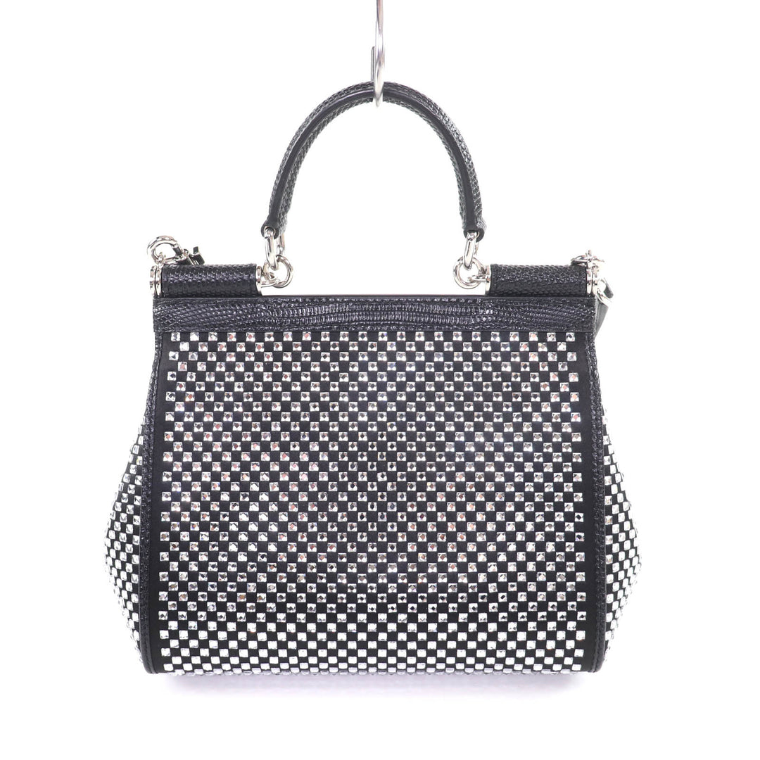 Excellent DOLCE&GABBANA Shoulder Bag black leather Women