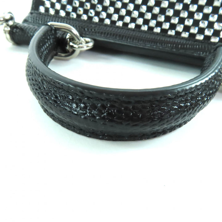 Excellent DOLCE&GABBANA Shoulder Bag black leather Women