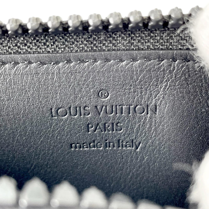 Excellent LOUIS VUITTON Card Case LV Initials: Taurillon Clemence M81314