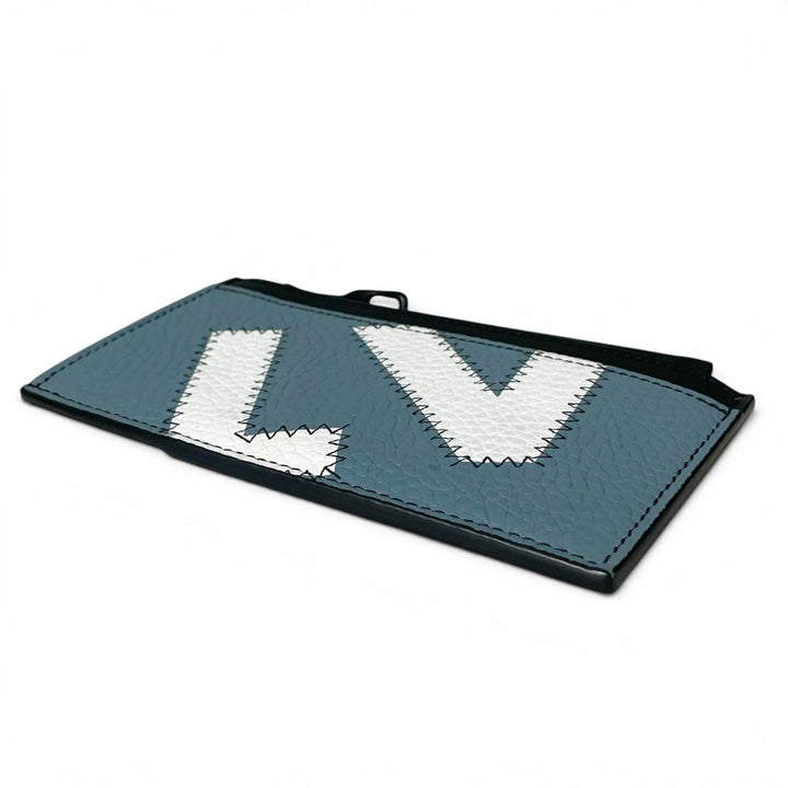 Excellent LOUIS VUITTON Card Case LV Initials: Taurillon Clemence M81314