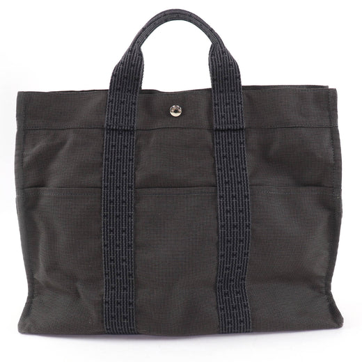 Great HERMES Tote Bag Her Line MM Key and padlock included. Serie Metal canvas