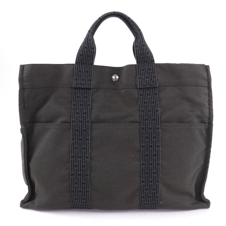 Great HERMES Tote Bag Her Line MM Key and padlock included. Serie Metal canvas