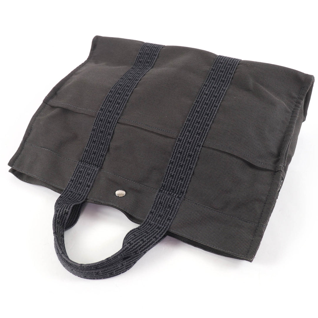 Great HERMES Tote Bag Her Line MM Key and padlock included. Serie Metal canvas