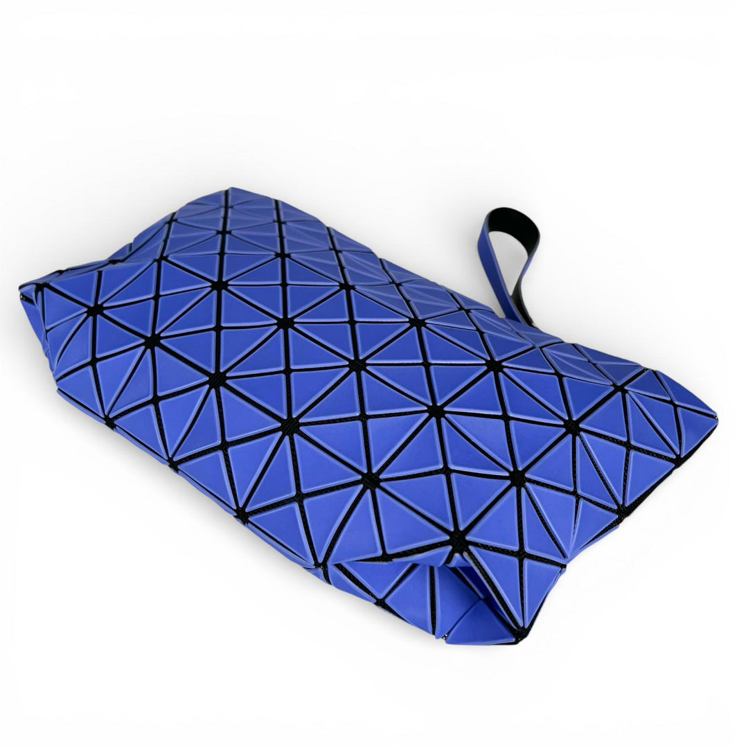 Excellent BAOBAO ISSEY MIYAKE Clutch bag Triangle Piece blue PVC BB61-AG521