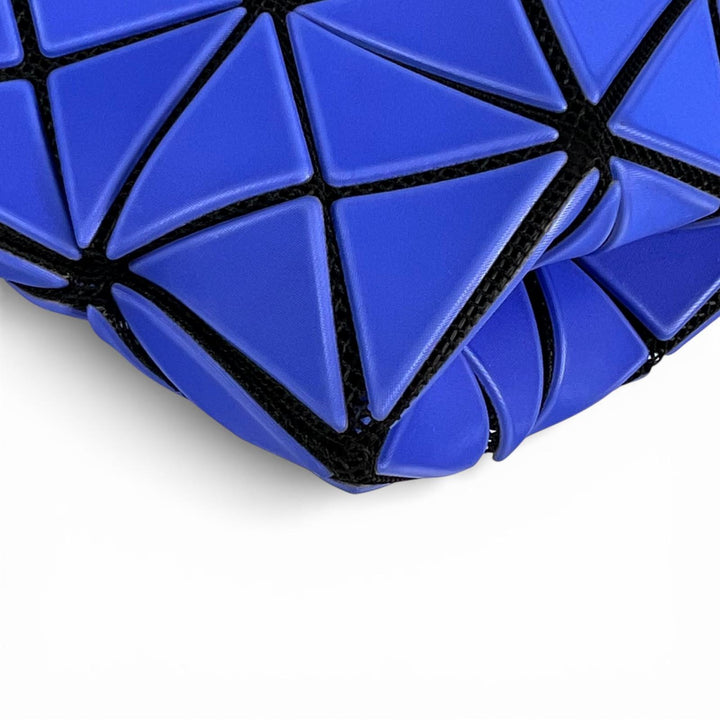 Excellent BAOBAO ISSEY MIYAKE Clutch bag Triangle Piece blue PVC BB61-AG521