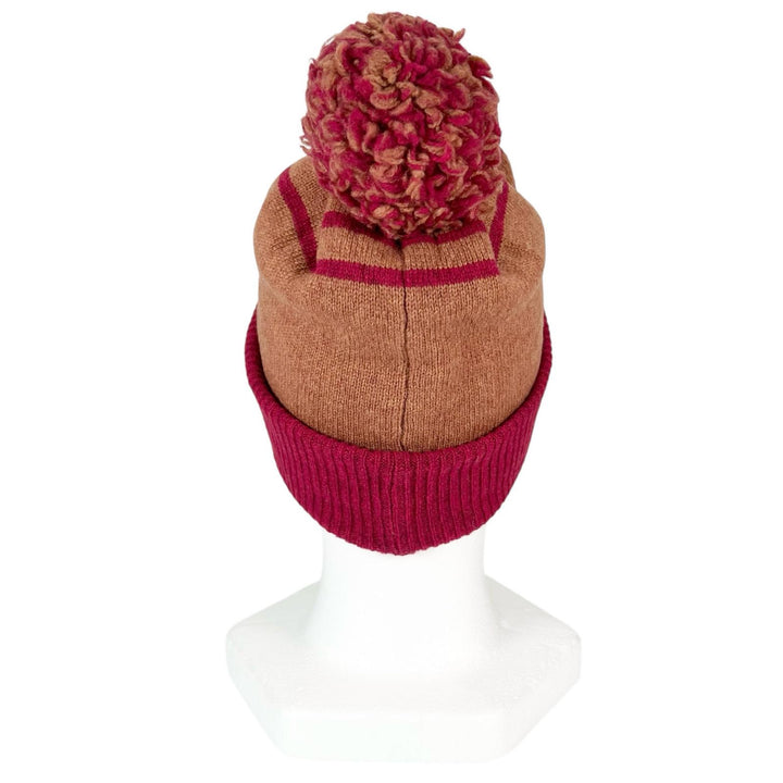 Great Vivienne Westwood Scarf OrbPattern Pom-Pom Scarf and Knit Hat 2-Piece Set