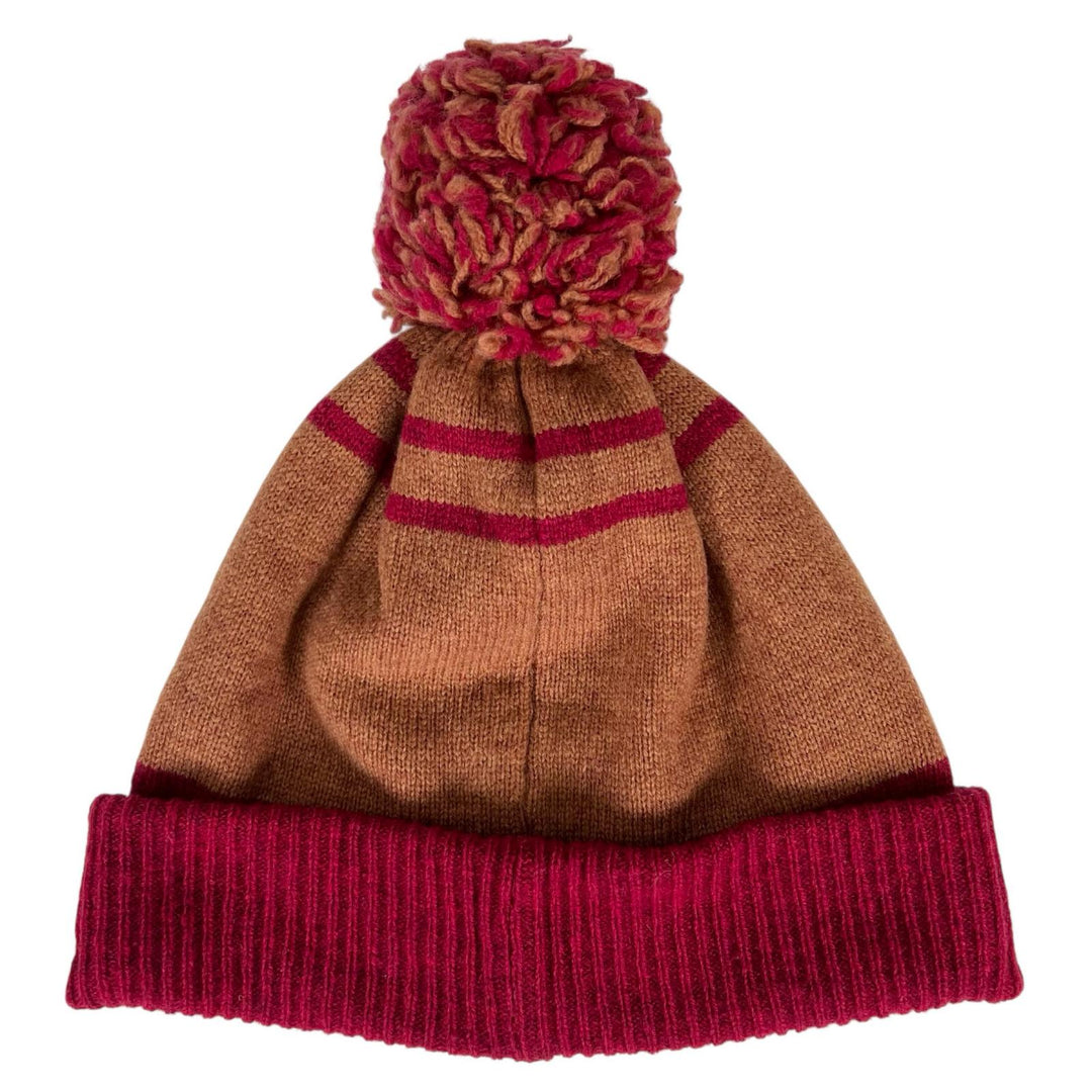 Great Vivienne Westwood Scarf OrbPattern Pom-Pom Scarf and Knit Hat 2-Piece Set