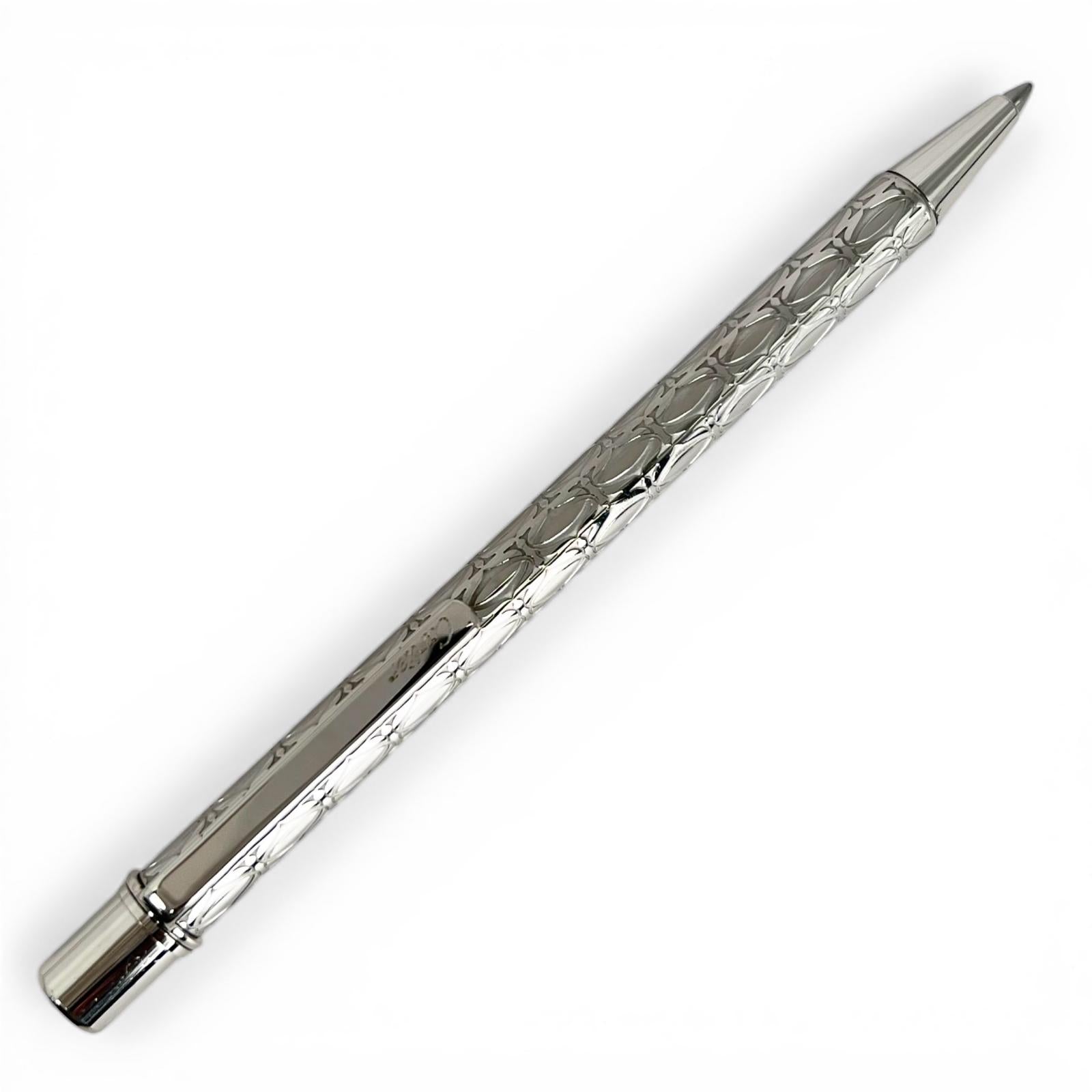 Very Good Cartier Ballpoint pen Happy Birthday 2C C de Cartier