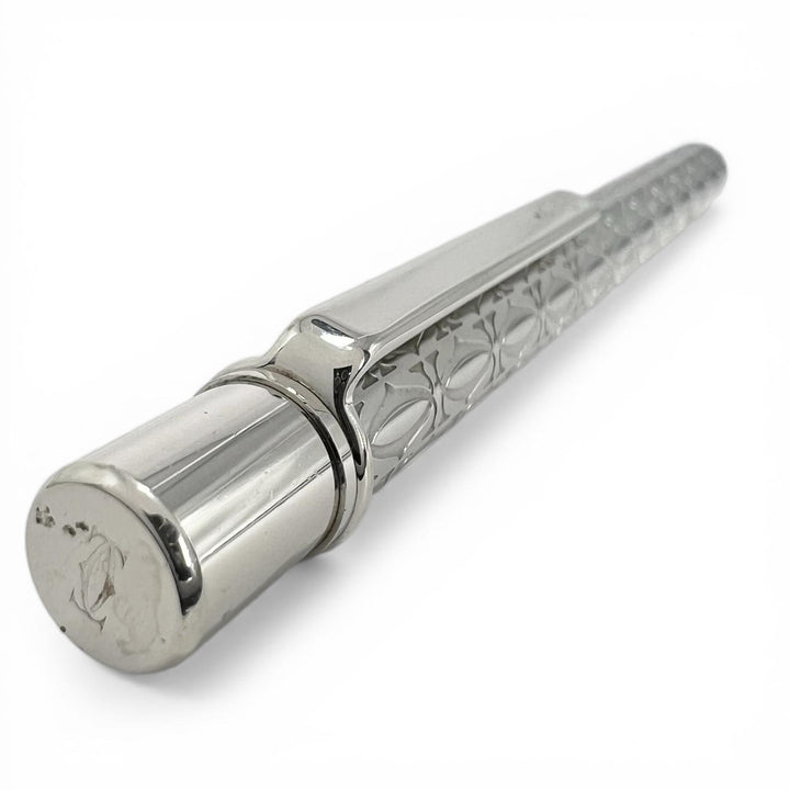 Very Good Cartier Ballpoint pen Happy Birthday 2C C de Cartier Twist Silver mens