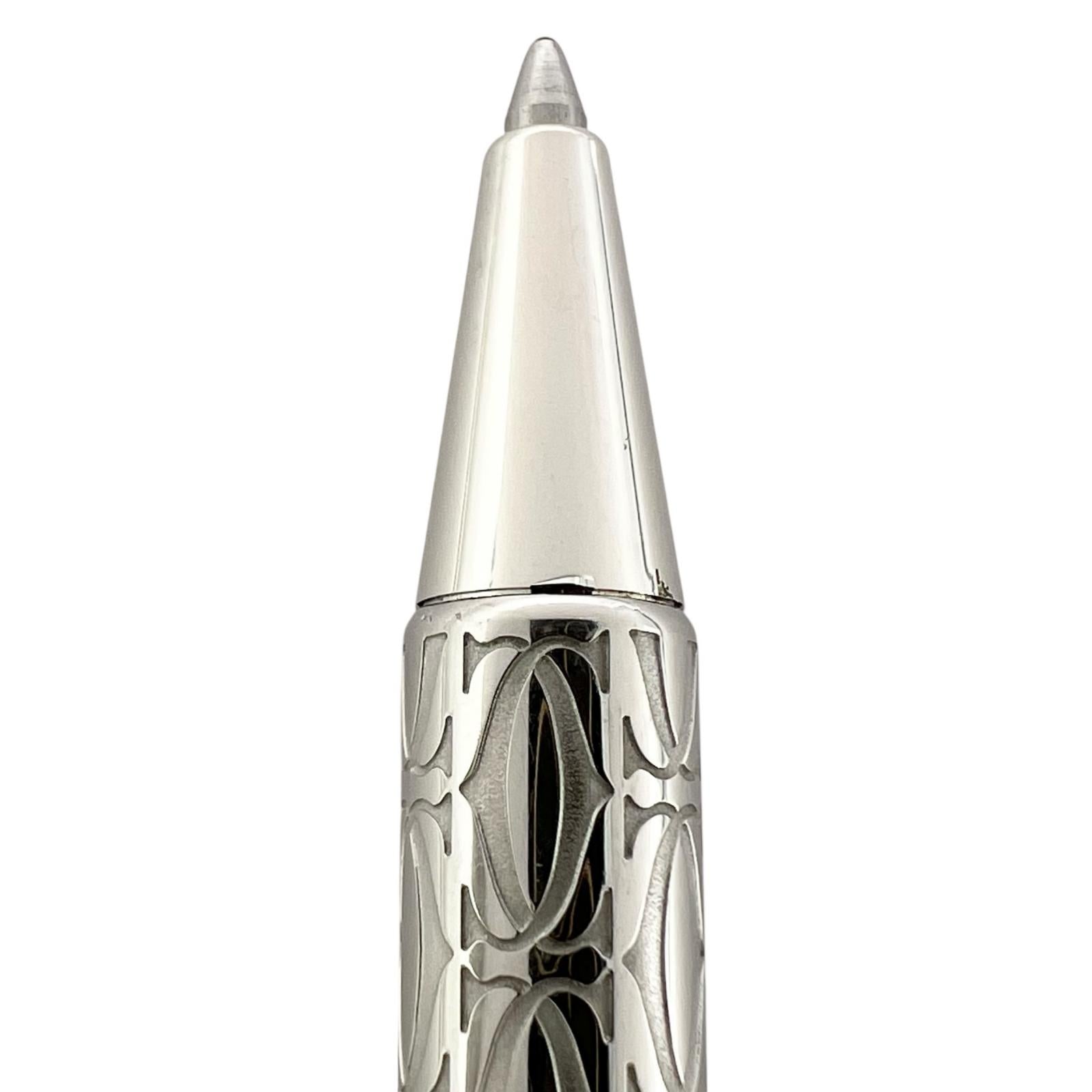 Very Good Cartier Ballpoint pen Happy Birthday 2C C de Cartier