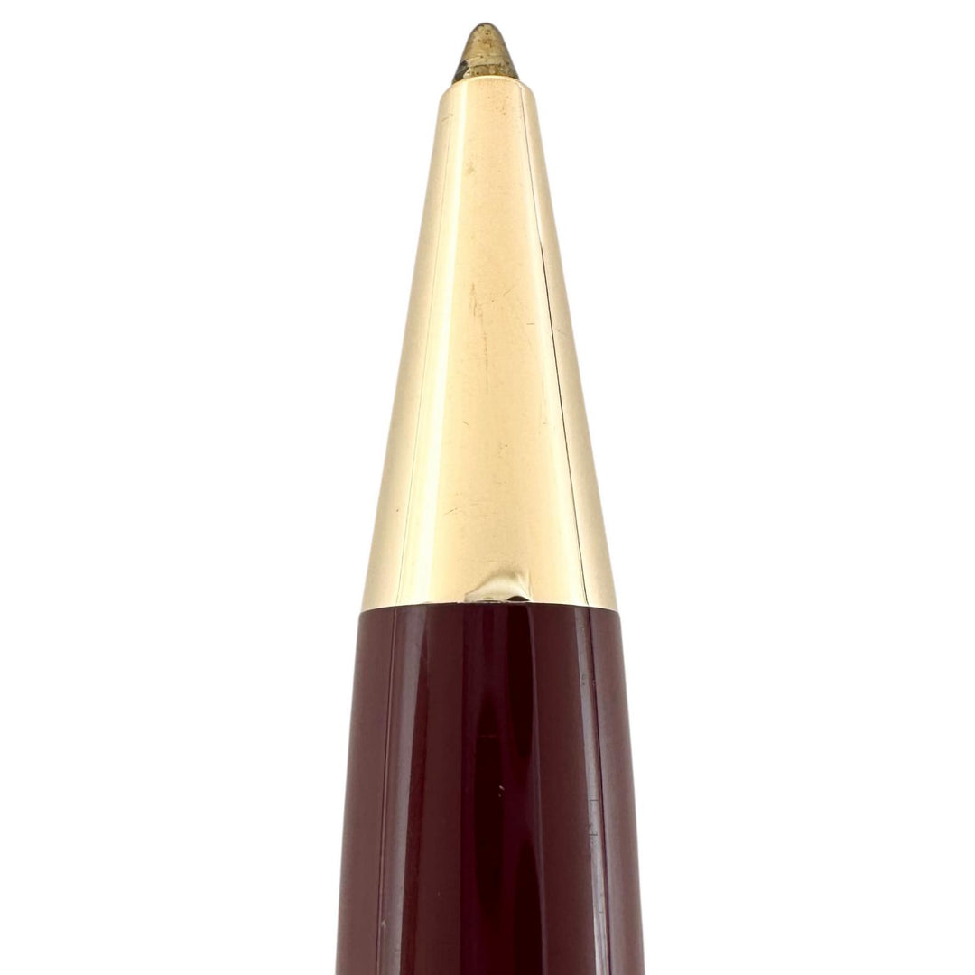 Very Good MONTBLANC Ballpoint pen Meistersteck White Star Twist Type Bordeaux