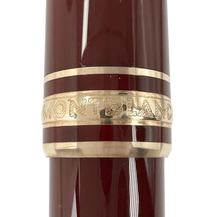 Very Good MONTBLANC Ballpoint pen Meistersteck White Star Twist Type Bordeaux