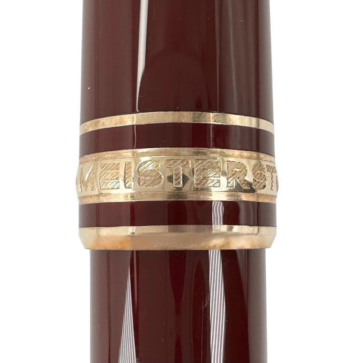 Very Good MONTBLANC Ballpoint pen Meistersteck White Star Twist Type Bordeaux
