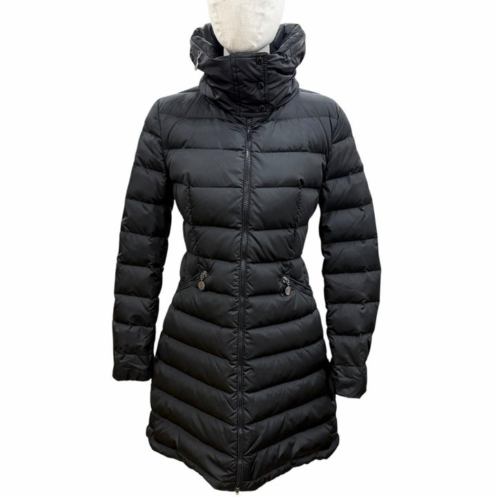 Very Good MONCLER down coat FLAMMETTE black Nylon Women 0
