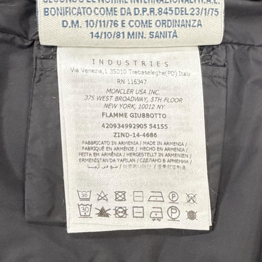 Very Good MONCLER down coat FLAMMETTE black Nylon Women 0