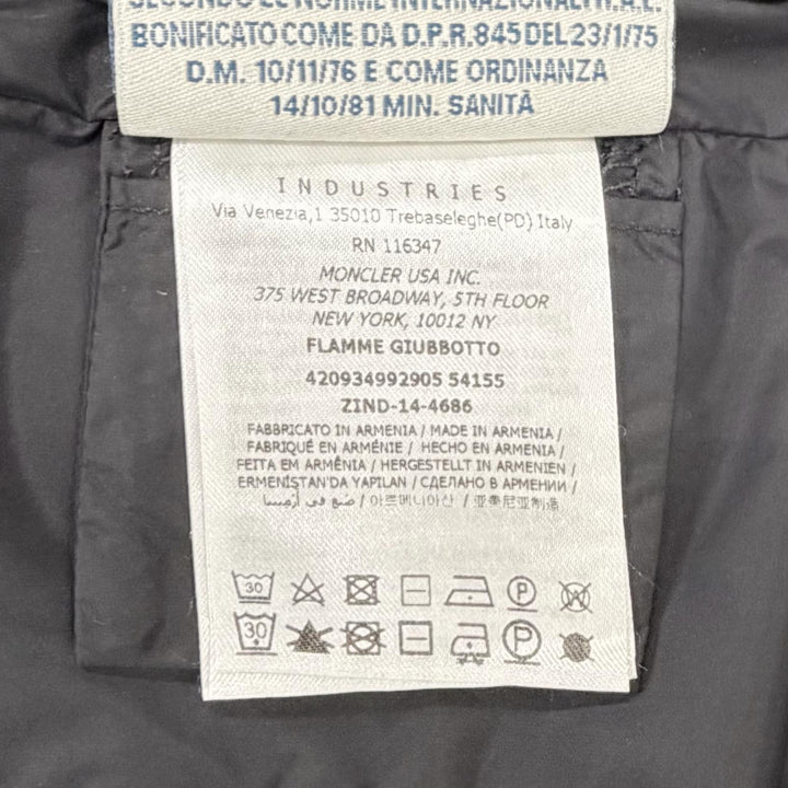 Very Good MONCLER down coat FLAMMETTE black Nylon Women 0