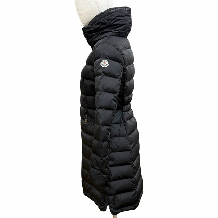 Very Good MONCLER down coat FLAMMETTE black Nylon Women 0