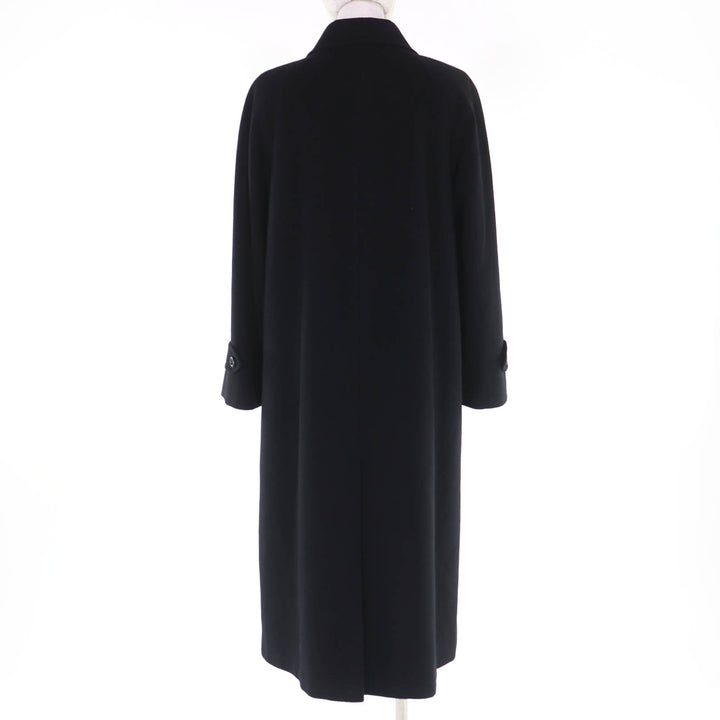 Great BURBERRY LONDON coat Logo button Long length black Angola Women 38