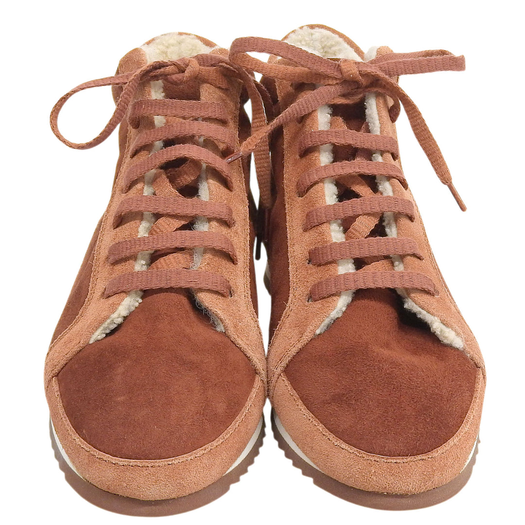 Excellent Loro Piana sneakers Brown Mouton Women 36