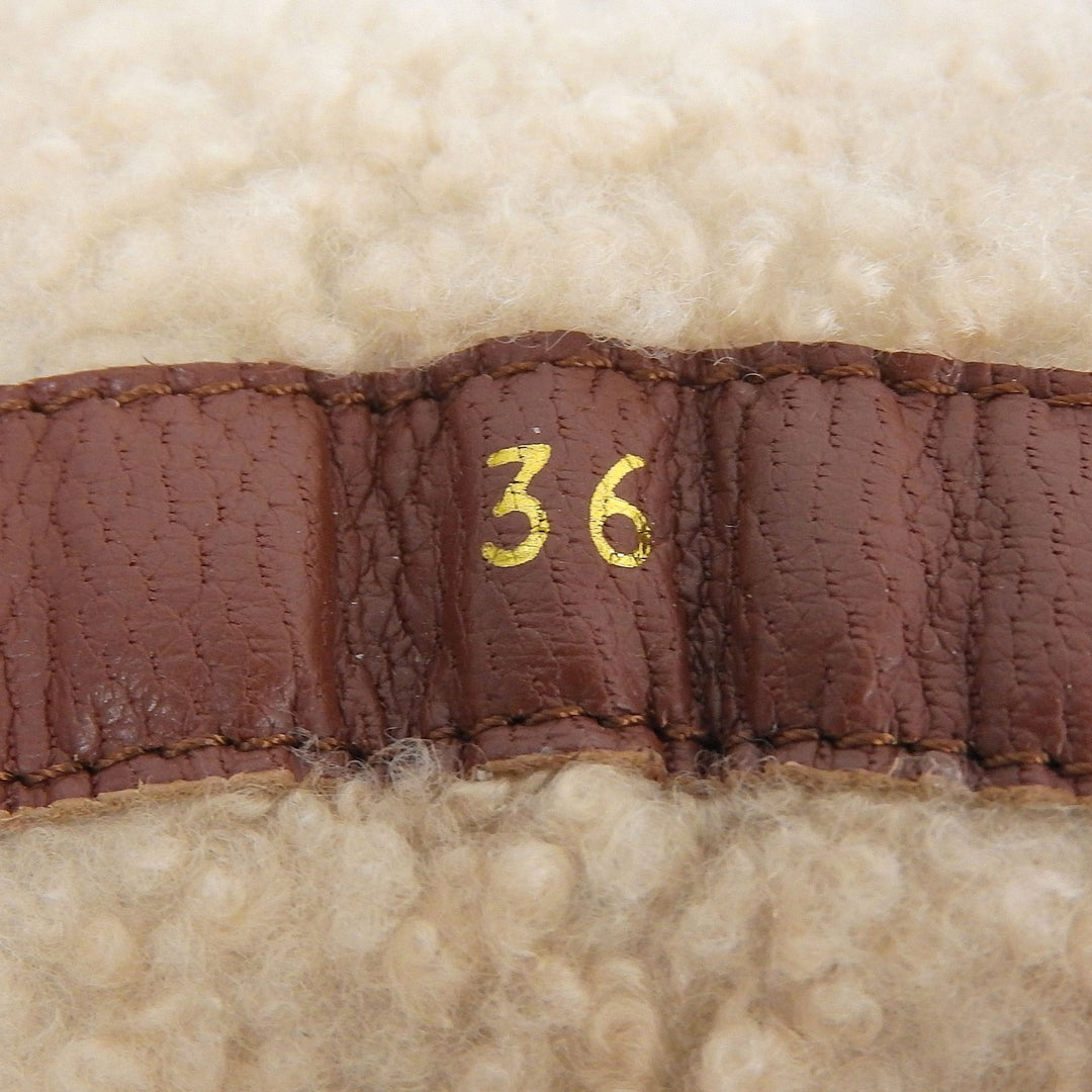 Excellent Loro Piana sneakers Brown Mouton Women 36
