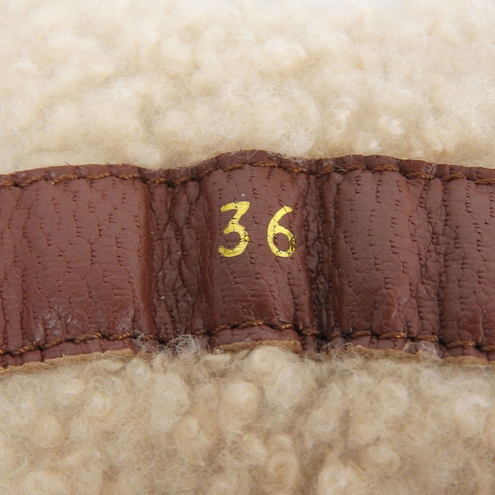 Excellent Loro Piana sneakers Brown Mouton Women 36