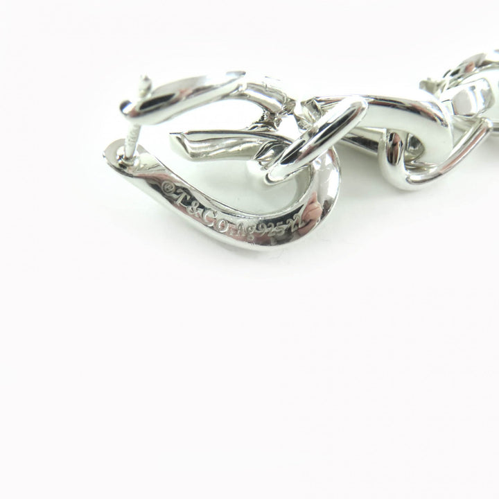 Excellent TIFFANY&Co. Pierce Forge Drop Link Silver AG925 Women