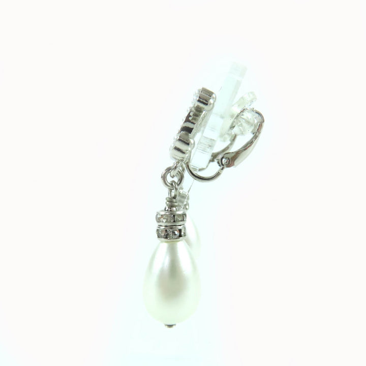 Excellent CHANEL Earring Silver Women B24S