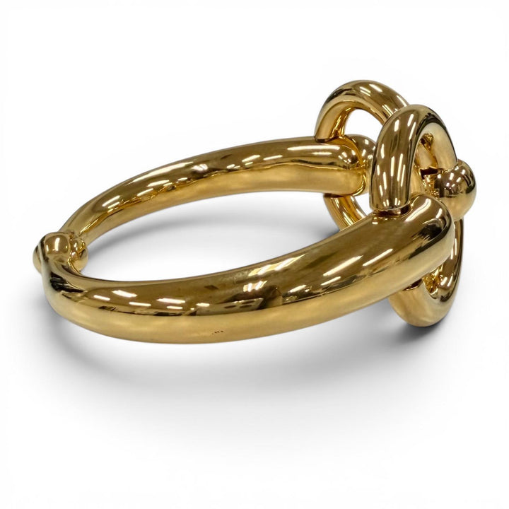 Excellent GUCCI Bangle Horsebit gold Women