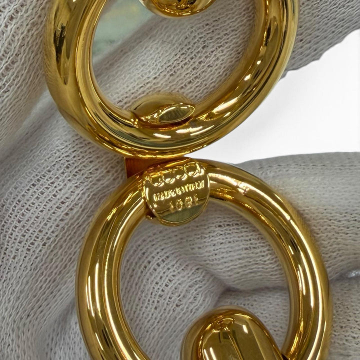 Excellent GUCCI Bangle Horsebit gold Women
