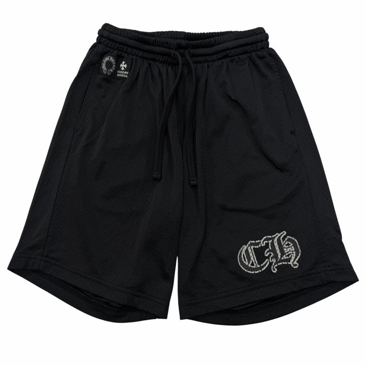 Very Good CHROME HEARTS Shorts black Nylon mens XS