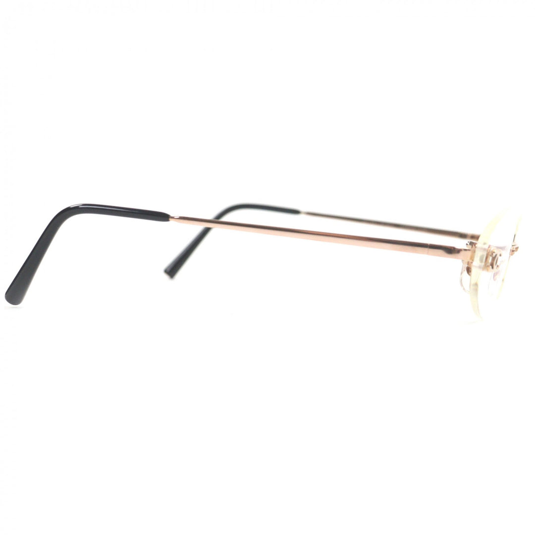 Great CHANEL Glasses COCO Mark 2019K Rimless Pink gold 18K Pink Gold mens