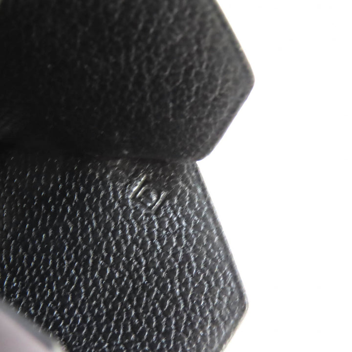 Very Good HERMES Necklace Margiela-era Clochette Necklace black leather Women