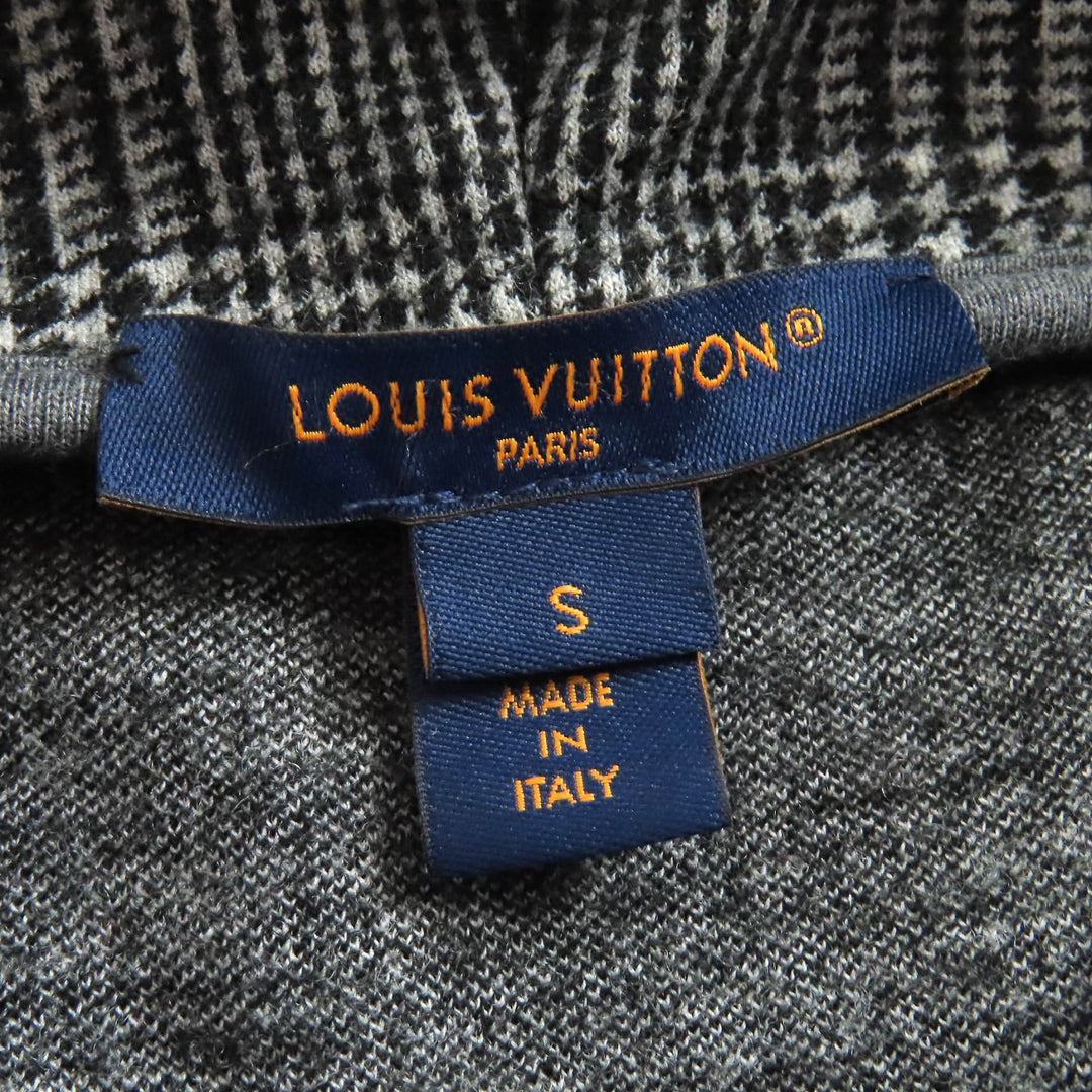 Excellent LOUIS VUITTON one piece Prince of Wales Hoodie Dress S 1AC3MF