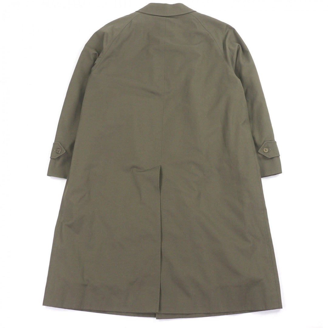 Great Burberrys coat Nova check pattern lining with fly front khaki