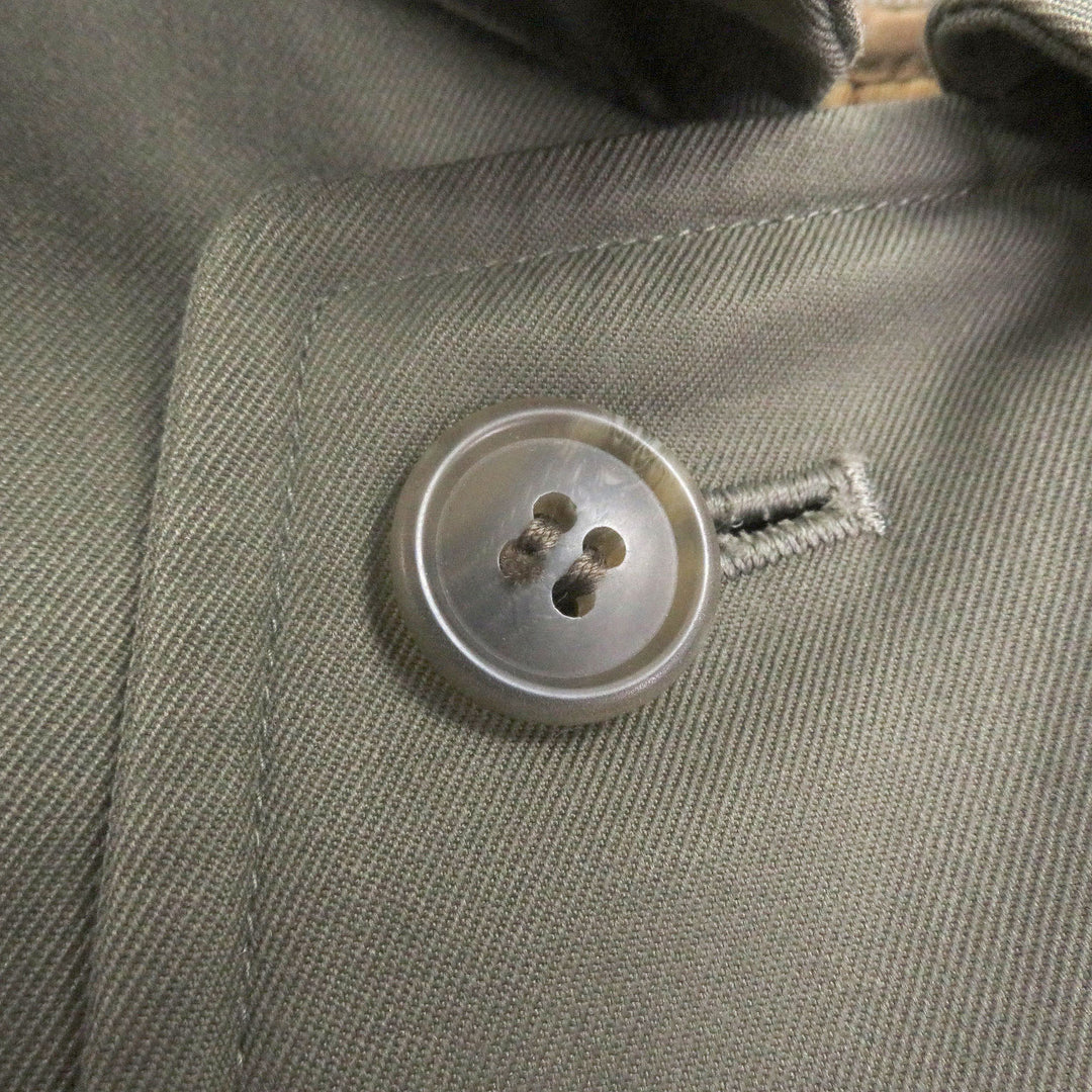 Great Burberrys coat Nova check pattern lining with fly front khaki