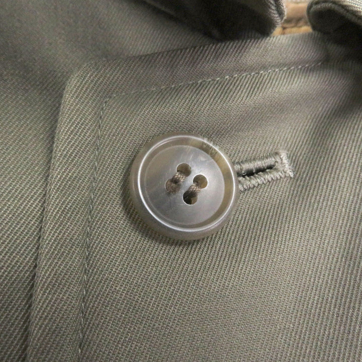 Great Burberrys coat Nova check pattern lining with fly front khaki